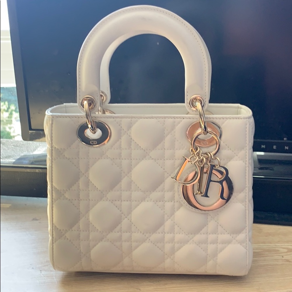 Christian Dior 2019 Lady Bag White - Picture 1 of 6